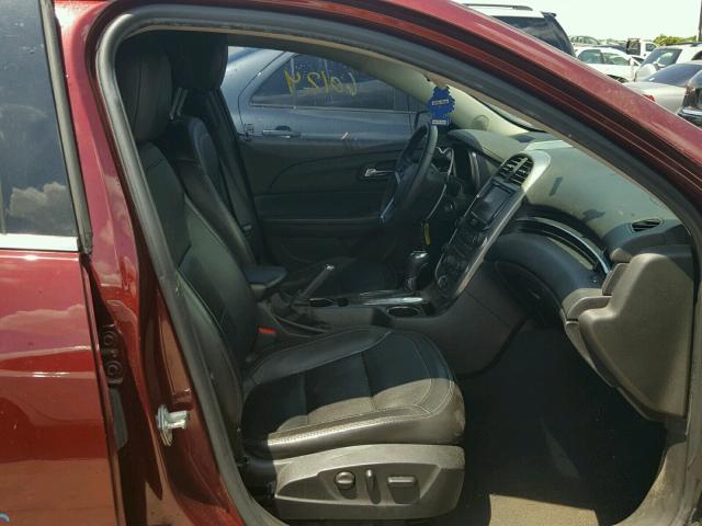 1G11F5SL4FF268037 - 2015 CHEVROLET MALIBU LTZ 勃艮第红 照片 5