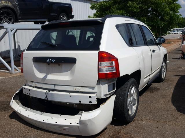 1J4FT47A69D140044 - 2009 JEEP COMPASS SP WHITE photo 4