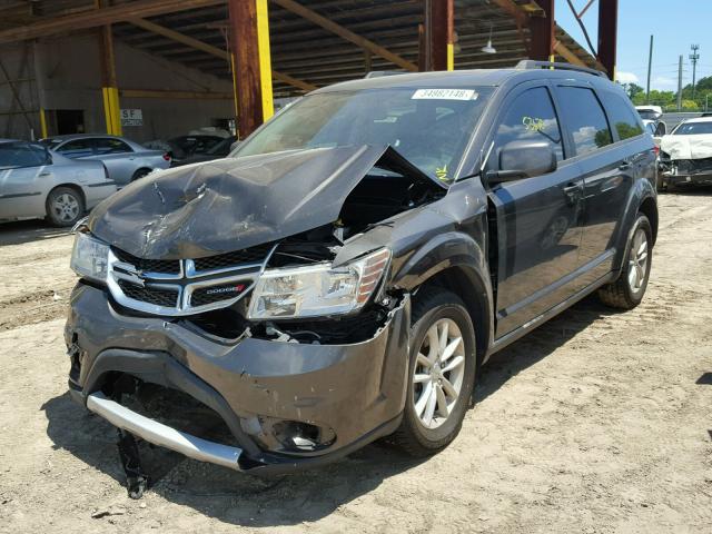 3C4PDDBG1GT149924 - 2016 DODGE JOURNEY SX CHARCOAL photo 2