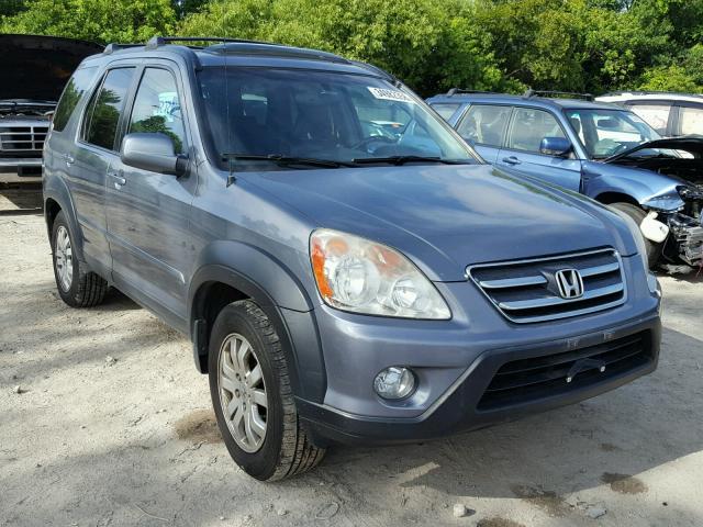 SHSRD78966U408528 - 2006 HONDA CR-V SE BLUE photo 1