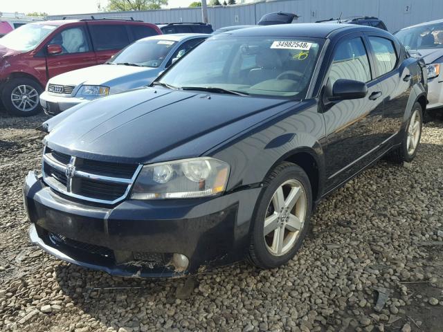 1B3LD76M38N163603 - 2008 DODGE AVENGER R/ BLACK photo 2