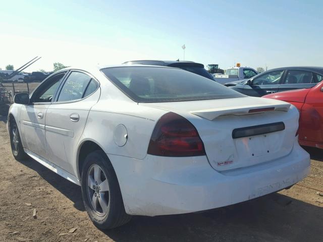2G2WP552X61278144 - 2006 PONTIAC GRAND PRIX WHITE photo 3