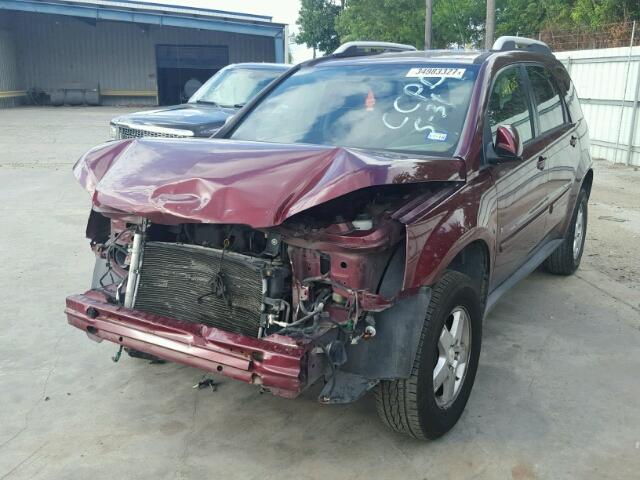 2CKDL33F386036030 - 2008 PONTIAC TORRENT BURGUNDY photo 2