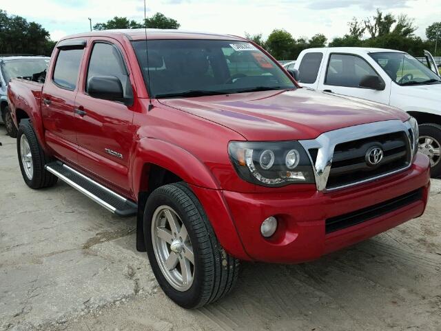 3TMJU62N09M090247 - 2009 TOYOTA TACOMA RED photo 1