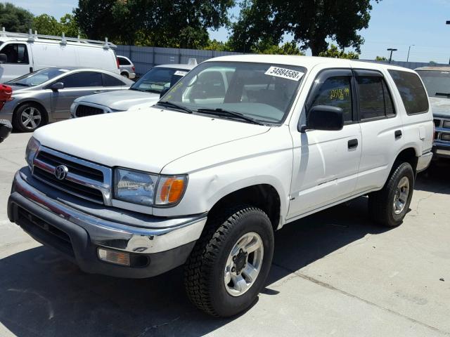 JT3GM84RXX0047030 - 1999 TOYOTA 4RUNNER WHITE photo 2