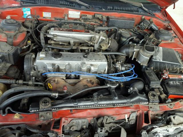 JM1GD3137J1514744 - 1988 MAZDA MX-6 GT RED photo 7