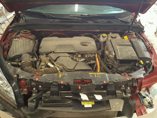 1G11D5SR4DF342175 - 2013 CHEVROLET MALIBU 1LT 红色 照片 7