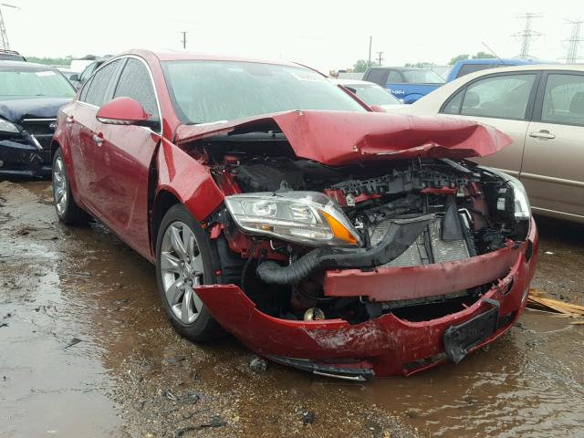 2G4GS5EV1C9212518 - 2012 BUICK REGAL PREM RED photo 1