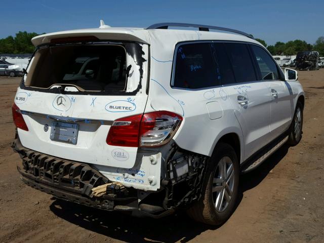 4JGDF2EE3EA345939 - 2014 MERCEDES-BENZ GL 350 BLU WHITE photo 4