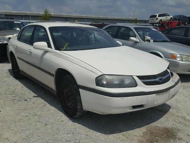 2G1WF52E539449417 - 2003 CHEVROLET IMPALA WHITE photo 1