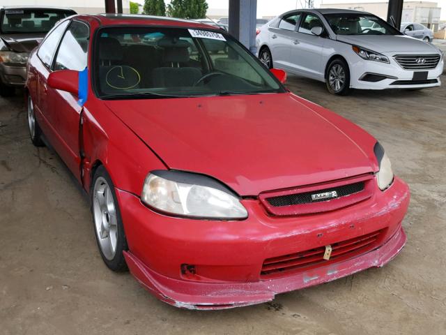 1HGEM115XYL042004 - 2000 HONDA CIVIC SI RED photo 1