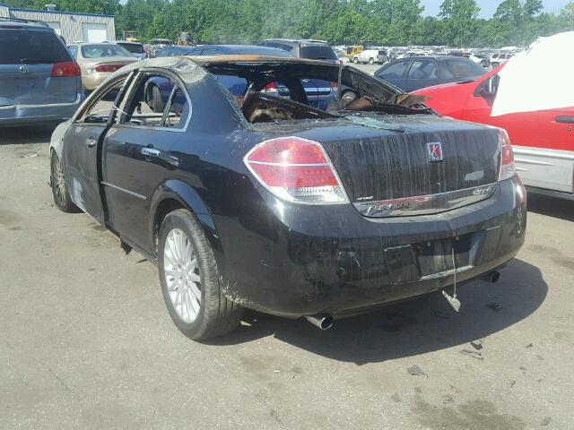 1G8ZV57737F223935 - 2007 SATURN AURA BLACK photo 3