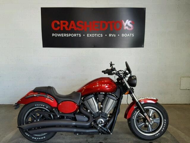 5VPMB36N4D3014750 - 2013 VICTORY MOTORCYCLES JUDGE Қызыл фото 1