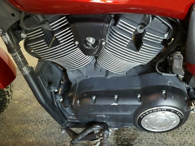 5VPMB36N4D3014750 - 2013 VICTORY MOTORCYCLES JUDGE Қызыл фото 6