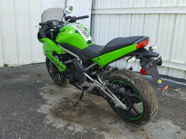 JKAEXEC149DA28454 - 2009 KAWASAKI EX650 C 绿色 照片 3
