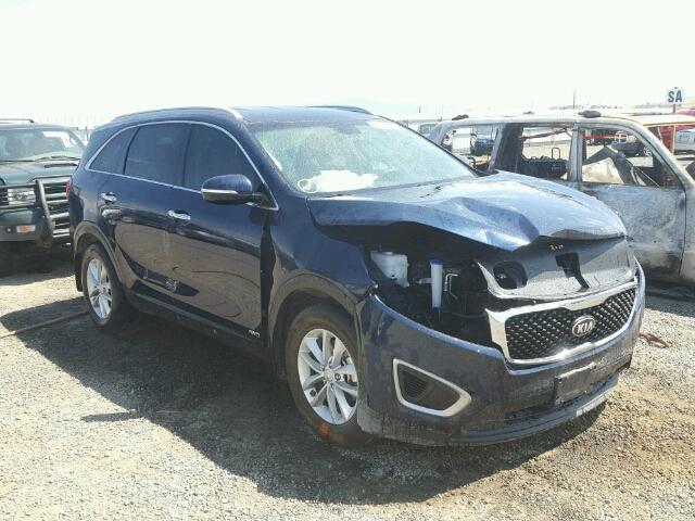 5XYPGDA32HG253580 - 2017 KIA SORENTO BLUE photo 1