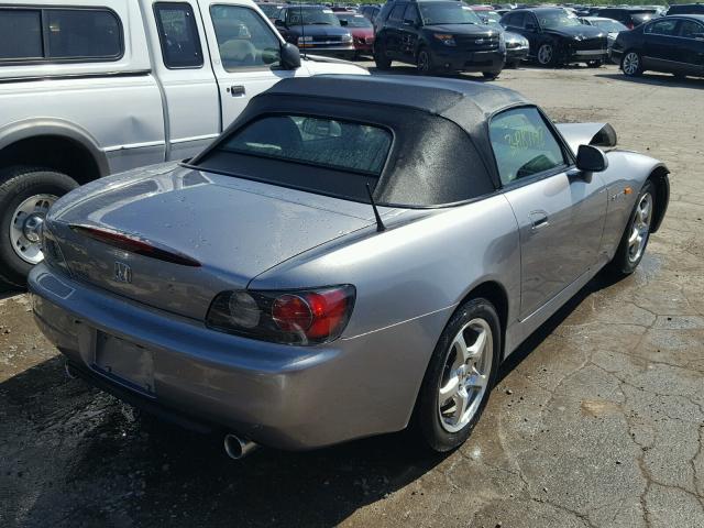 JHMAP11413T002932 - 2003 HONDA S2000 GRAY photo 4