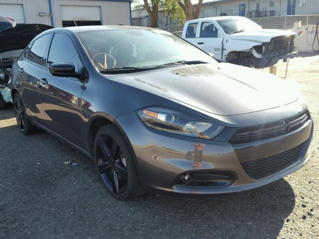 1C3CDFBB6GD593065 - 2016 DODGE DART SXT GRAY photo 1