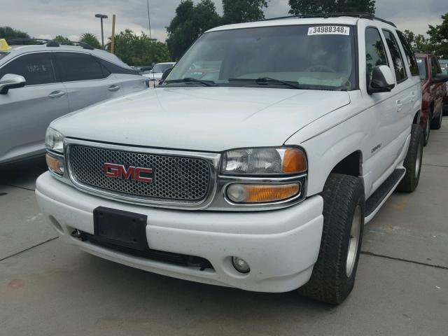 1GKEK63U72J111745 - 2002 GMC DENALI WHITE photo 2