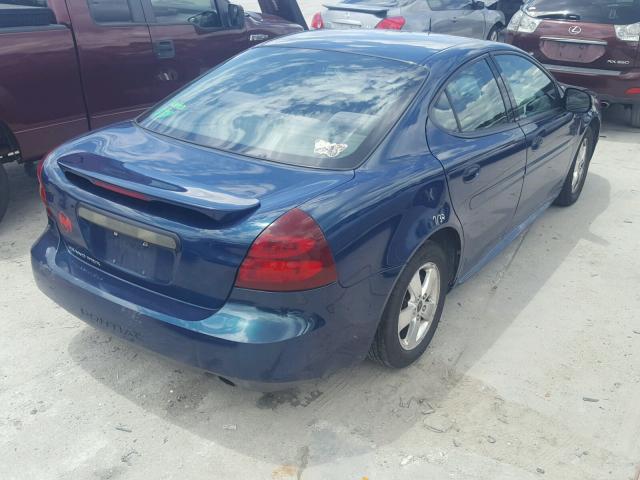2G2WP522651186273 - 2005 PONTIAC GRAND PRIX BLUE photo 4