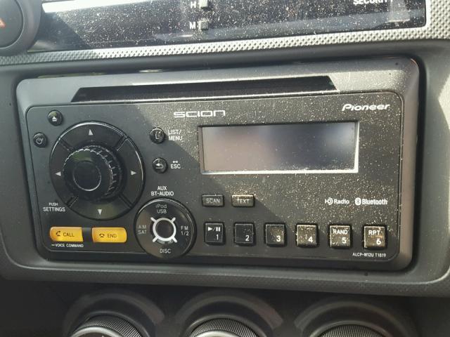 JTKJF5C75C3040210 - 2012 TOYOTA SCION TC 灰色 照片 9