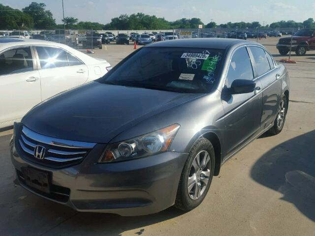 1HGCP2F46CA150886 - 2012 HONDA ACCORD LXP GRAY photo 2