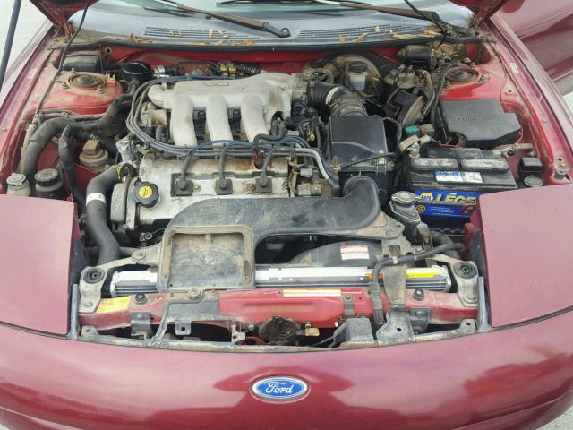 1ZVCT22B6P5165379 - 1993 FORD PROBE GT RED photo 7