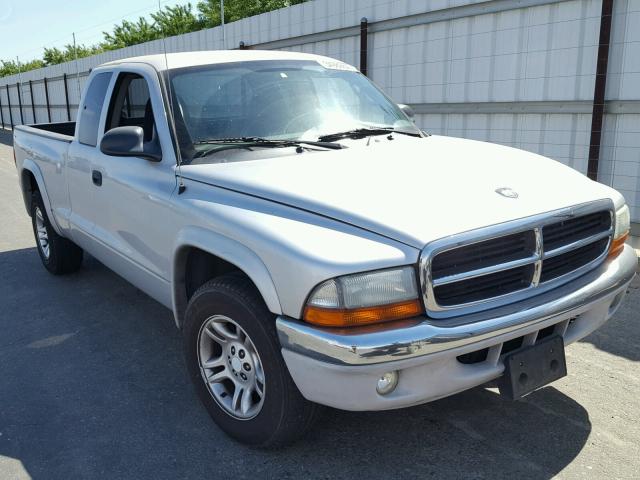 1D7GL42N93S280991 - 2003 DODGE DAKOTA SLT SILVER photo 1