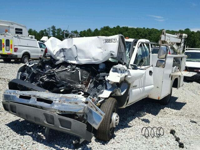 1GBJC34U54E220970 - 2004 CHEVROLET SILVERADO WHITE photo 10