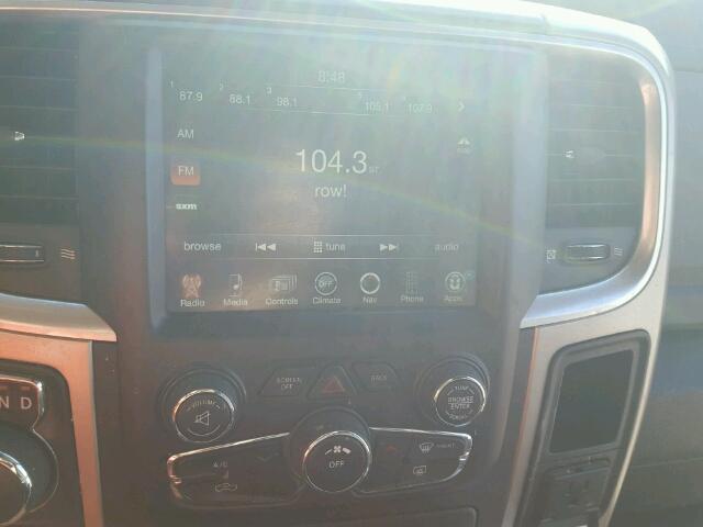 1C6RR6LT5FS614939 - 2015 RAM 1500 SLT BLACK photo 9