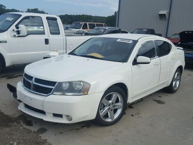 1B3LC76MX8N163519 - 2008 DODGE AVENGER R/ WHITE photo 2