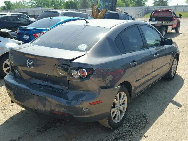 JM1BK323871743795 - 2007 MAZDA 3 S GRAY photo 4