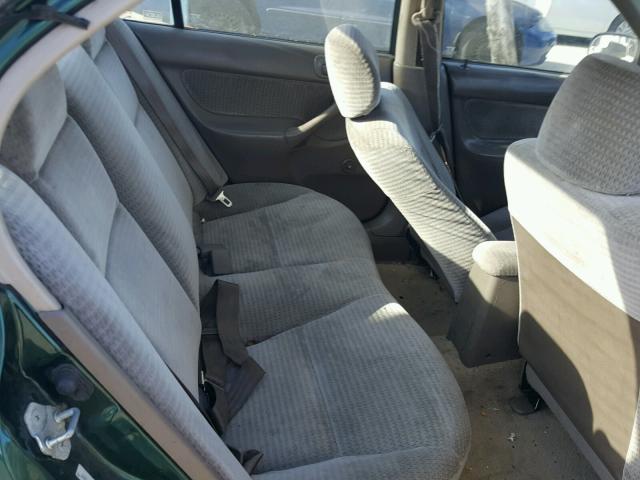 2HGEJ6617YH574738 - 2000 HONDA CIVIC BASE GREEN photo 6