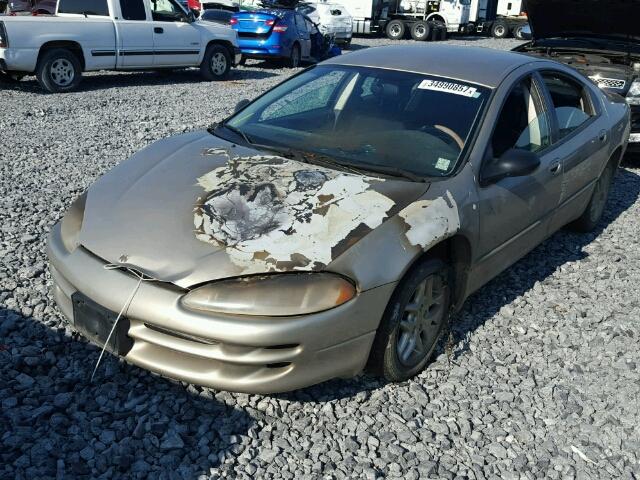 2B3HD46R02H197885 - 2002 DODGE INTREPID S ოქროსფერი ფოტო 2
