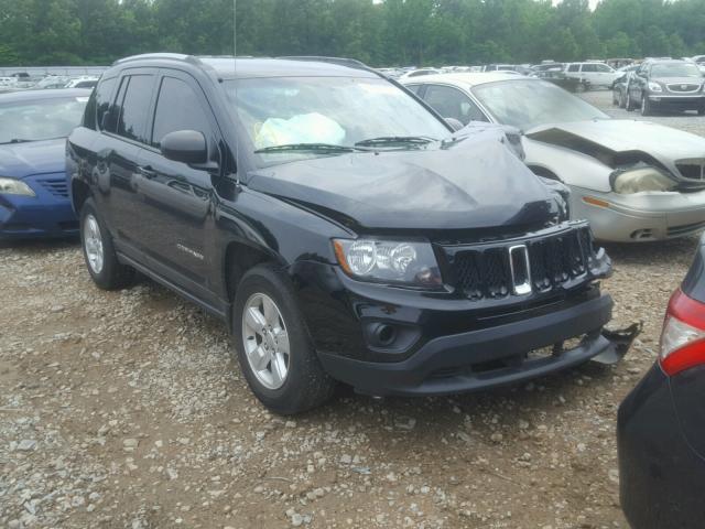 1C4NJCBA4ED844309 - 2014 JEEP COMPASS SP BLACK photo 1
