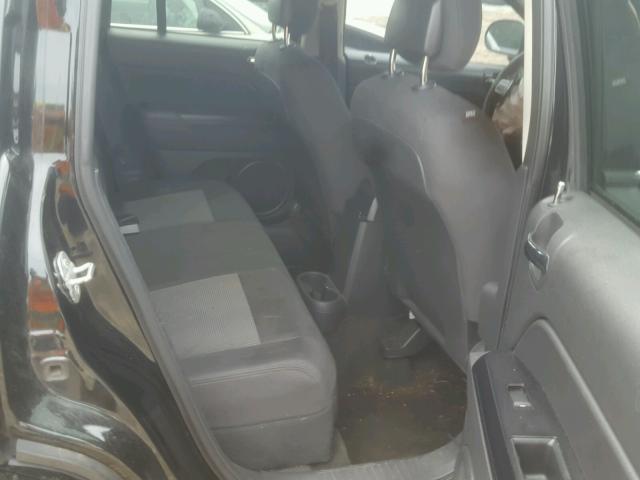 1C4NJCBA4ED844309 - 2014 JEEP COMPASS SP BLACK photo 6