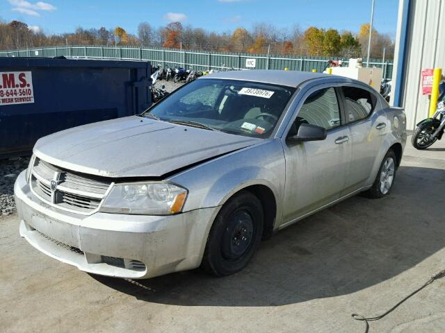 1B3LC46K48N623612 - 2008 DODGE AVENGER SE SILVER photo 2