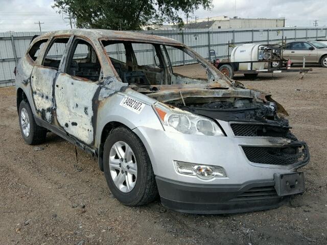 1GNKRFEDXCJ318517 - 2012 CHEVROLET TRAVERSE L SILVER photo 1