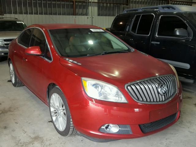 1G4PP5SK0D4187725 - 2013 BUICK VERANO RED photo 1