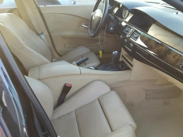 WBANB33554B111031 - 2004 BMW 545 I BLUE photo 5