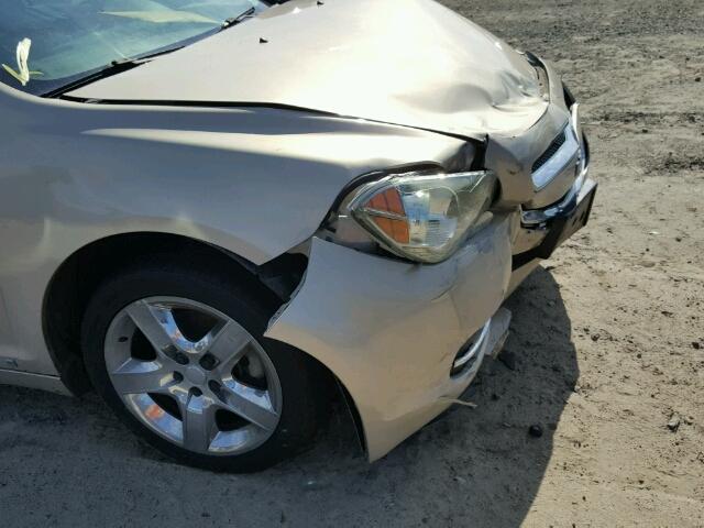 1G1ZG57B59F240249 - 2009 CHEVROLET MALIBU LS თაფლისფერი ფოტო 9