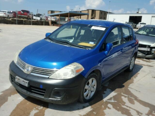 3N1BC13E98L405515 - 2008 NISSAN VERSA S GRAY photo 2