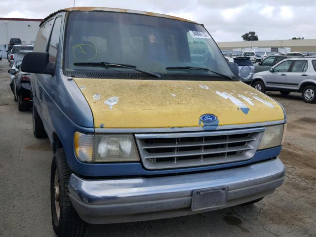 1FMHE31G7NHB37832 - 1992 FORD ECONOLINE BLUE photo 1