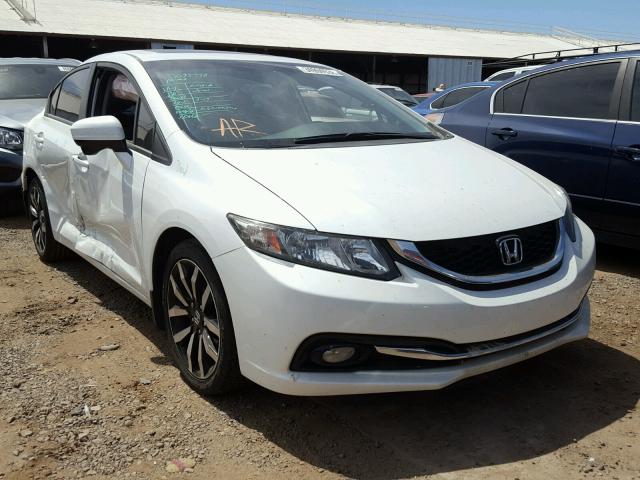 19XFB2F9XEE021703 - 2014 HONDA CIVIC EXL თეთრი ფოტო 1