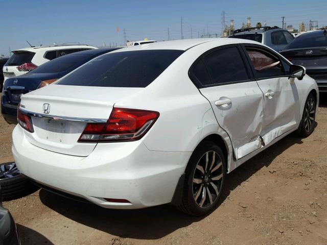 19XFB2F9XEE021703 - 2014 HONDA CIVIC EXL თეთრი ფოტო 4