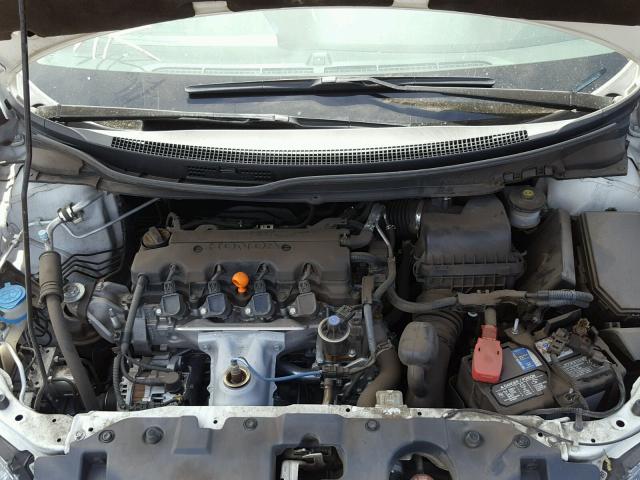 19XFB2F9XEE021703 - 2014 HONDA CIVIC EXL თეთრი ფოტო 7