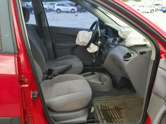 1FAFP33P91W212125 - 2001 FORD FOCUS LX RED photo 5