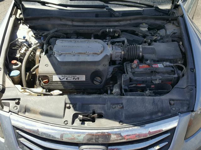 1HGCP3F88CA027650 - 2012 HONDA ACCORD EXL GRAY photo 7