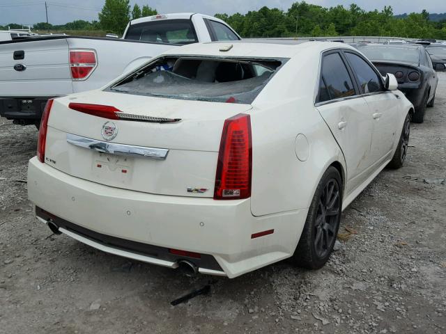 1G6DV5EP4E0112381 - 2014 CADILLAC CTS-V WHITE photo 4