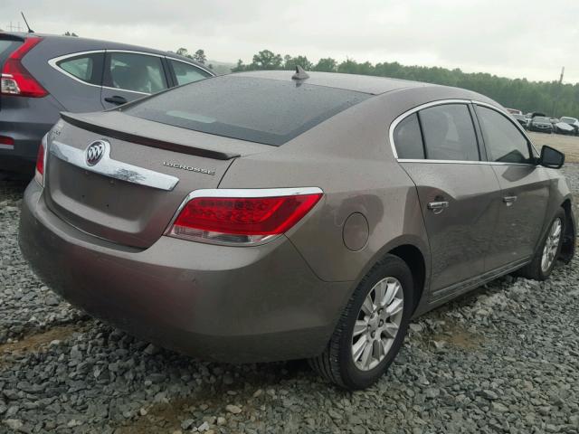 1G4GD5ER8CF180154 - 2012 BUICK LACROSSE P TAN photo 4